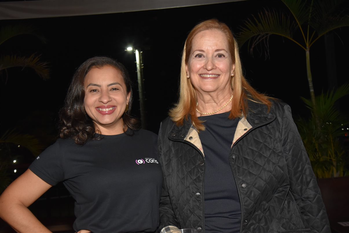 Marcele Azevedo, da Coris, e Yoham Wallace, da Grace Corretora