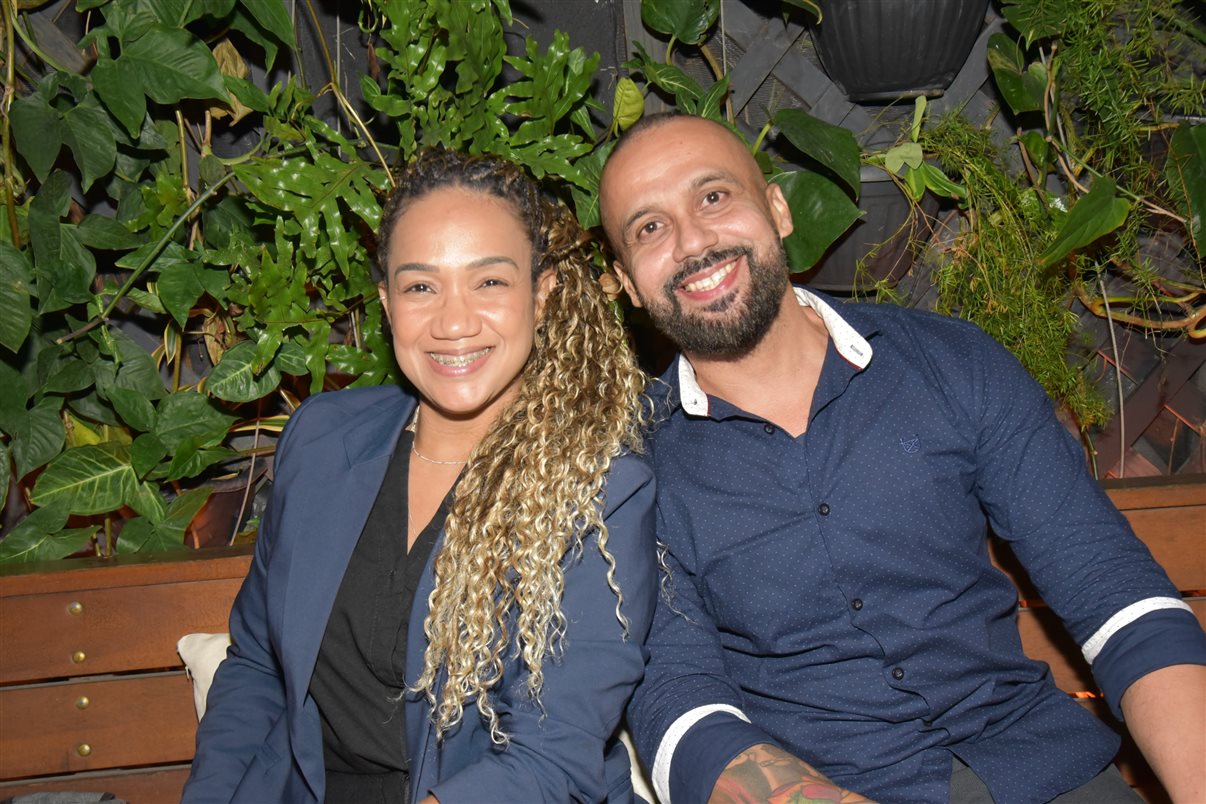Marcele Azevedo, da Coris, e Yoham Wallace, da Grace Corretora