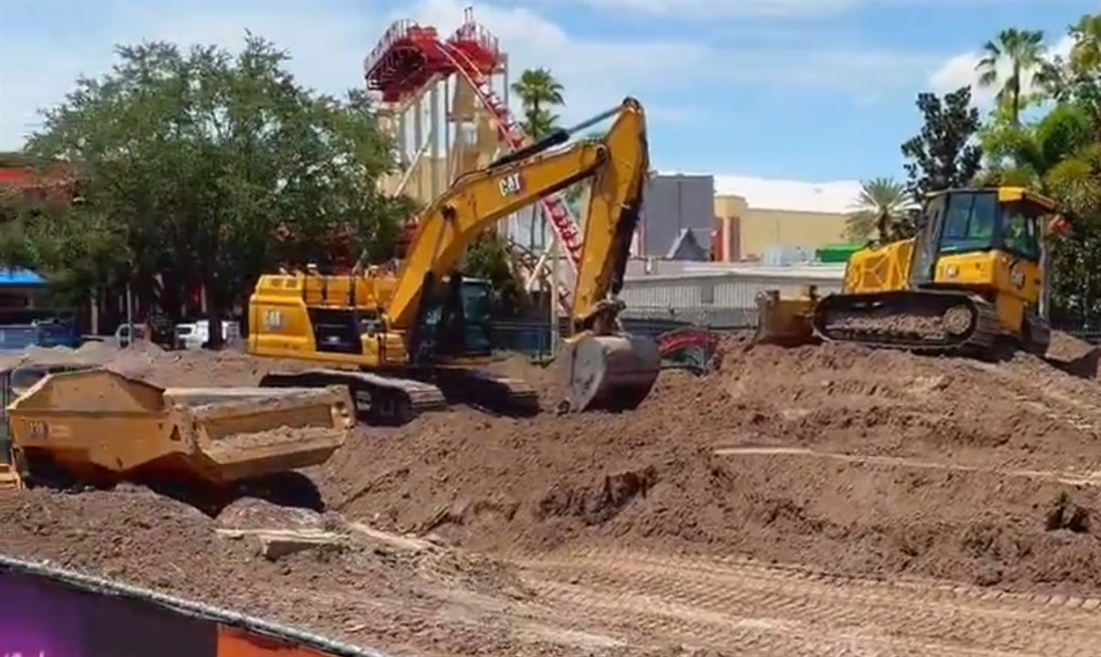Universal Studios Florida já começou a transformação da área