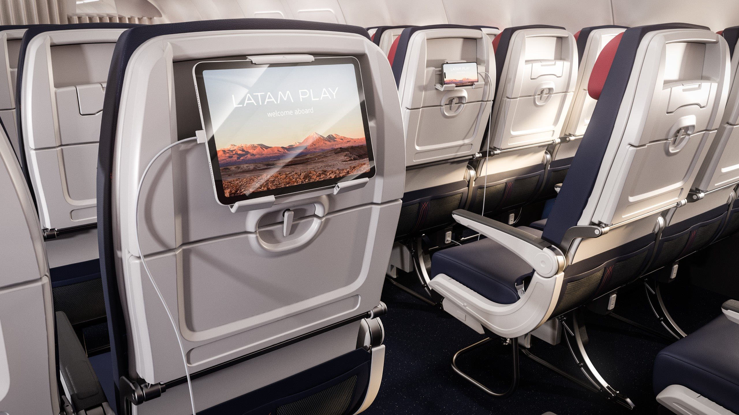 Todas as aeronaves também contarão com Wi-Fi e Latam Play