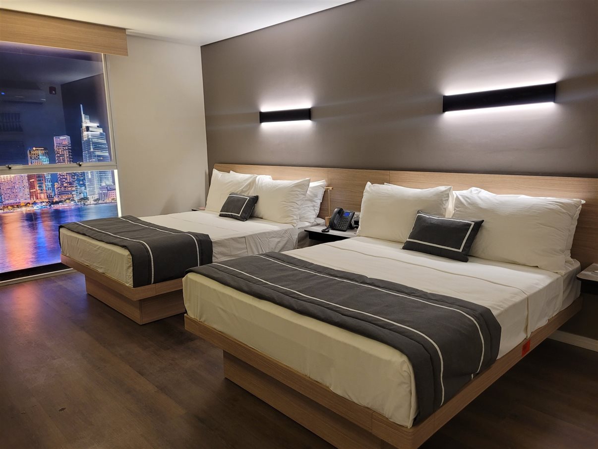 Este mesmo modelo de quarto será replicado no primeiro hotel da marca City Express by Marriott, localizado no Complexo Industrial Portuário de Suape, em Ipojuca (PE)