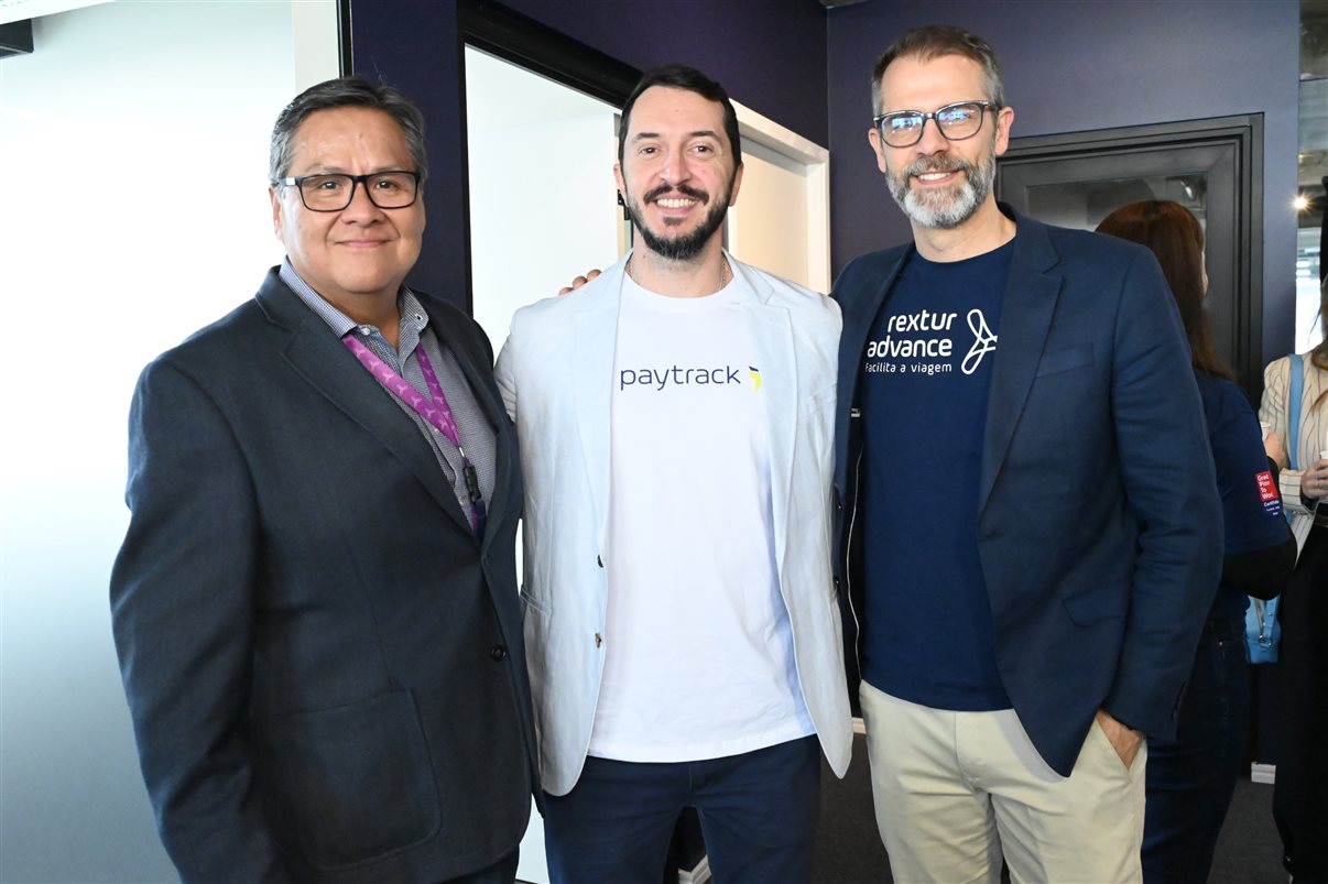 Cibeli Oliveira e Pedro Góes, da Paytrack