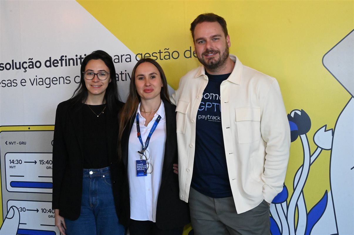 Cibeli Oliveira e Pedro Góes, da Paytrack