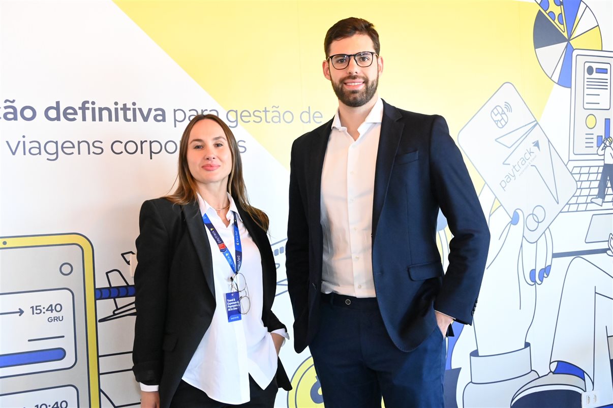 Cibeli Oliveira e Pedro Góes, da Paytrack