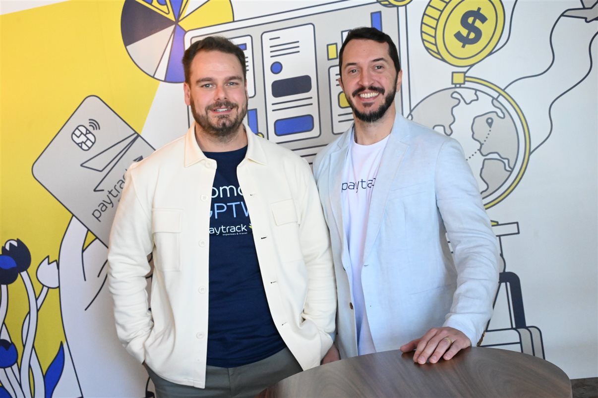 Cibeli Oliveira e Pedro Góes, da Paytrack