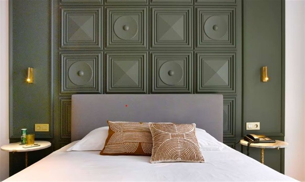 Quarto do Hotel Damier