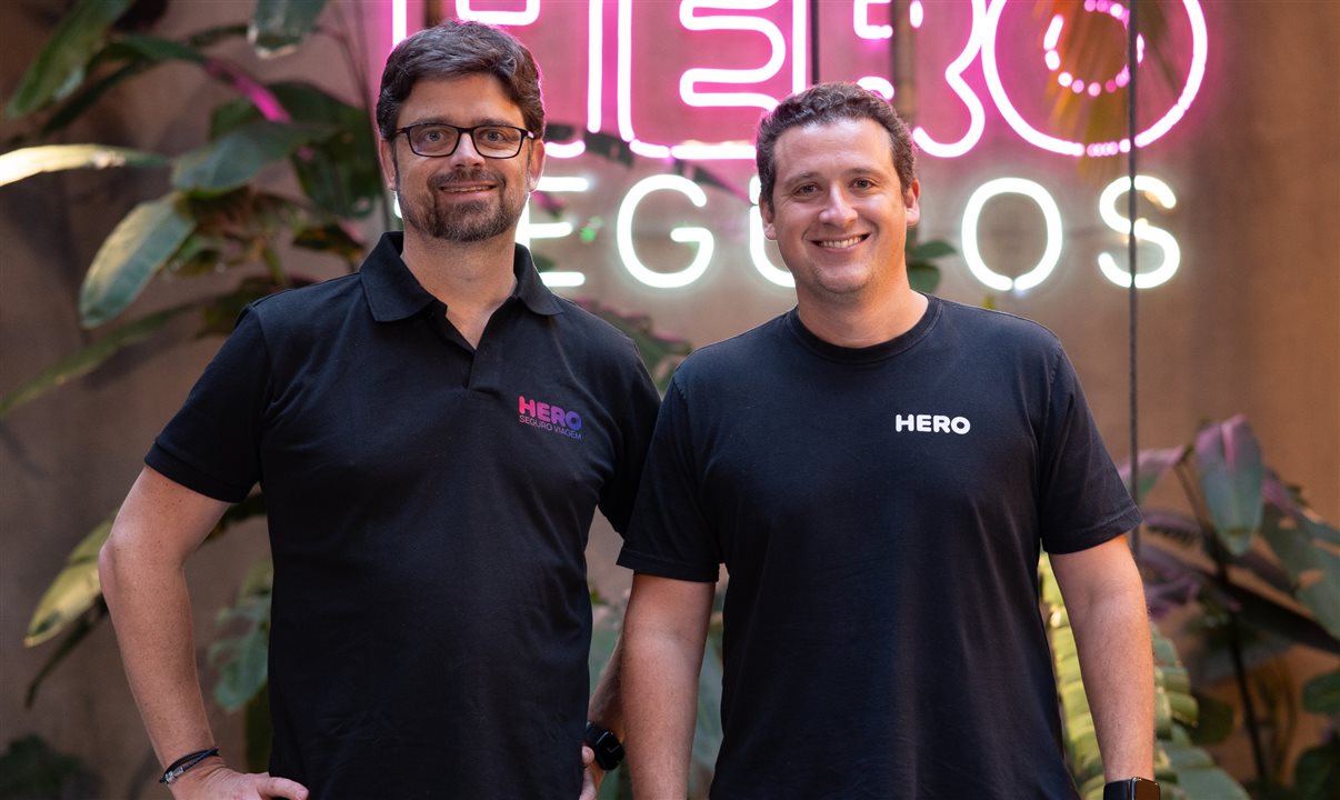 Raphael Swierczynski e Guilherme Wroclawski, da Hero Seguros