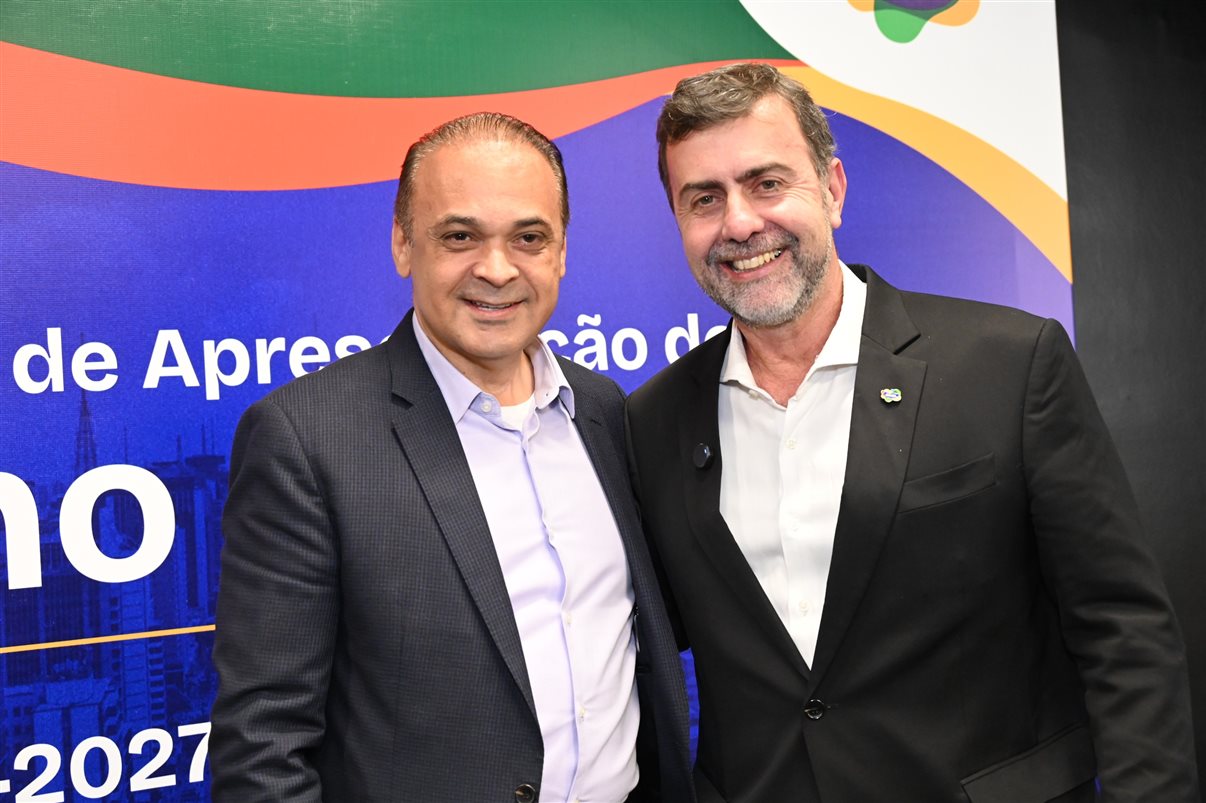 Bruno Reis, Ana Paula Jacques e Marcelo Freixo, da Embratur