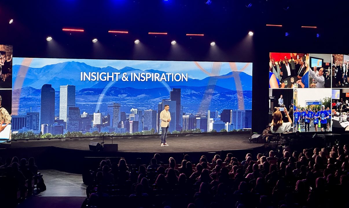 GBTA revelou o BTI no Main Stage no Colorado Convention Center, em Denver, no primeiro dia de GBTA Convention 2025