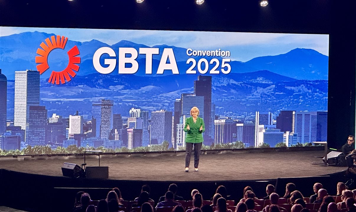 Suzanne Neufang, CEO da GBTA, apresentou os dados na GBTA Convention 2025