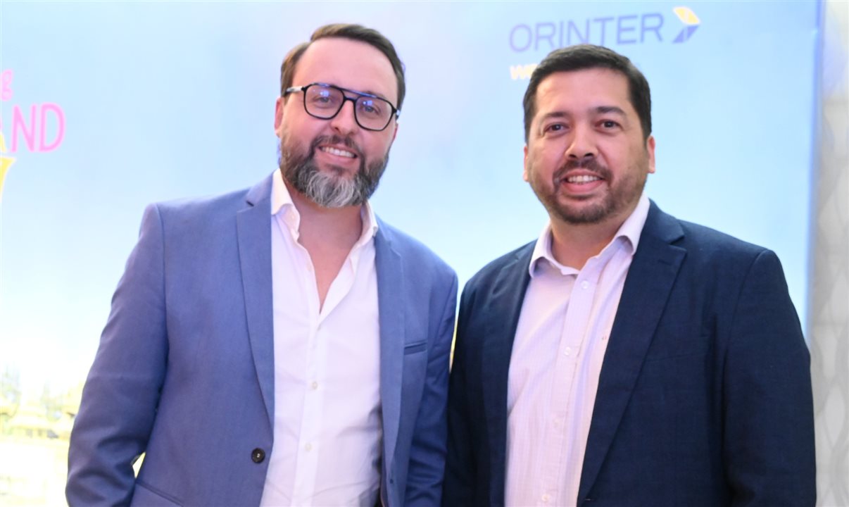Roberto Sanches e Vinicius Chagas, da Orinter