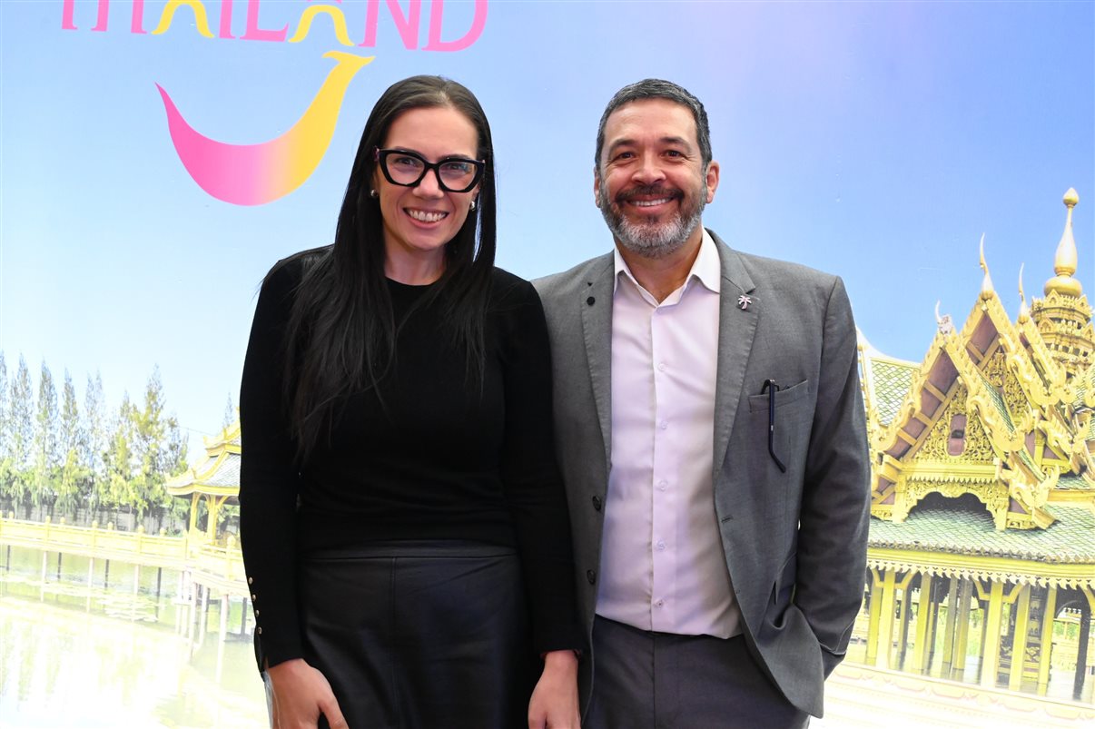 Lawrence Reinisch, da Capital Marketing (que representa a Tailândia no Brasil)