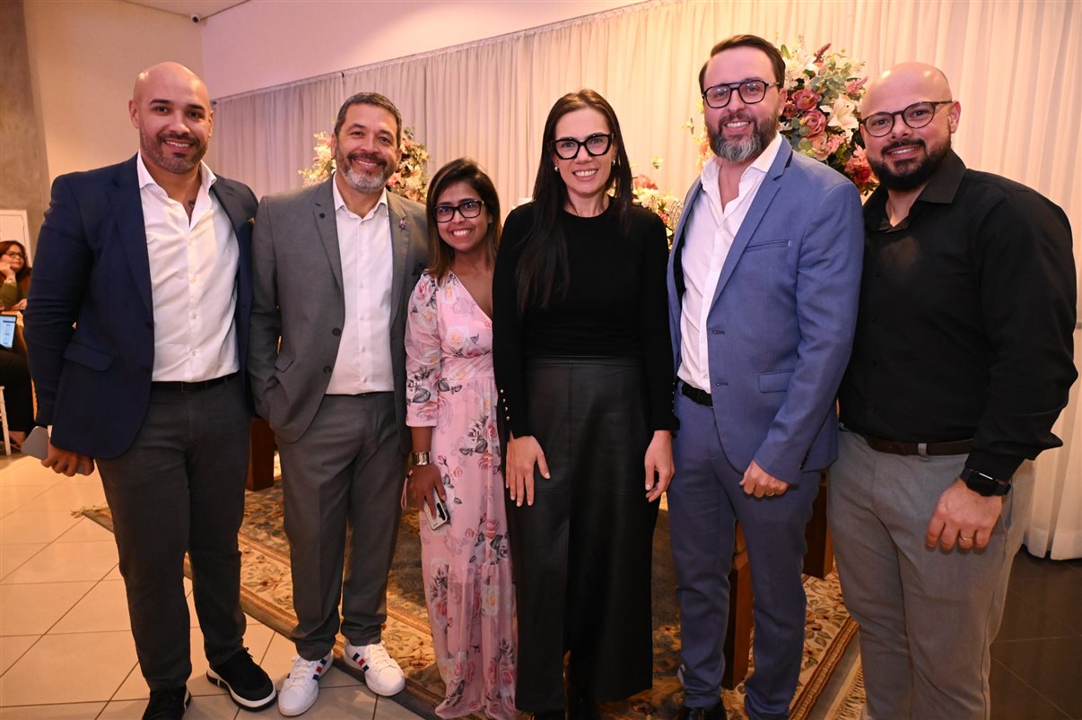 Daniel Costa, Jorge Souza, Juliana Ribeiro, Giovanna Paulineli, Roberto Sanches e Wesley Lavezzo, da Orinter