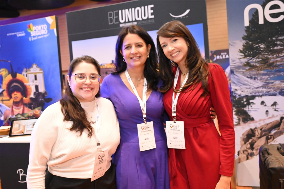 Osmar Maduro, da Interamerican, Marina Gonzalez, de Neuquén, e Raquel Queiroz, da Interamerican