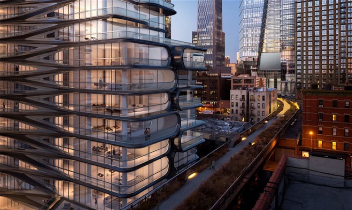 Hudson Yards, uma das regiões mais novas da cidade, conta com uma grande oferta de produtos de luxo, entre hotéis, restaurantes, compras e atrações