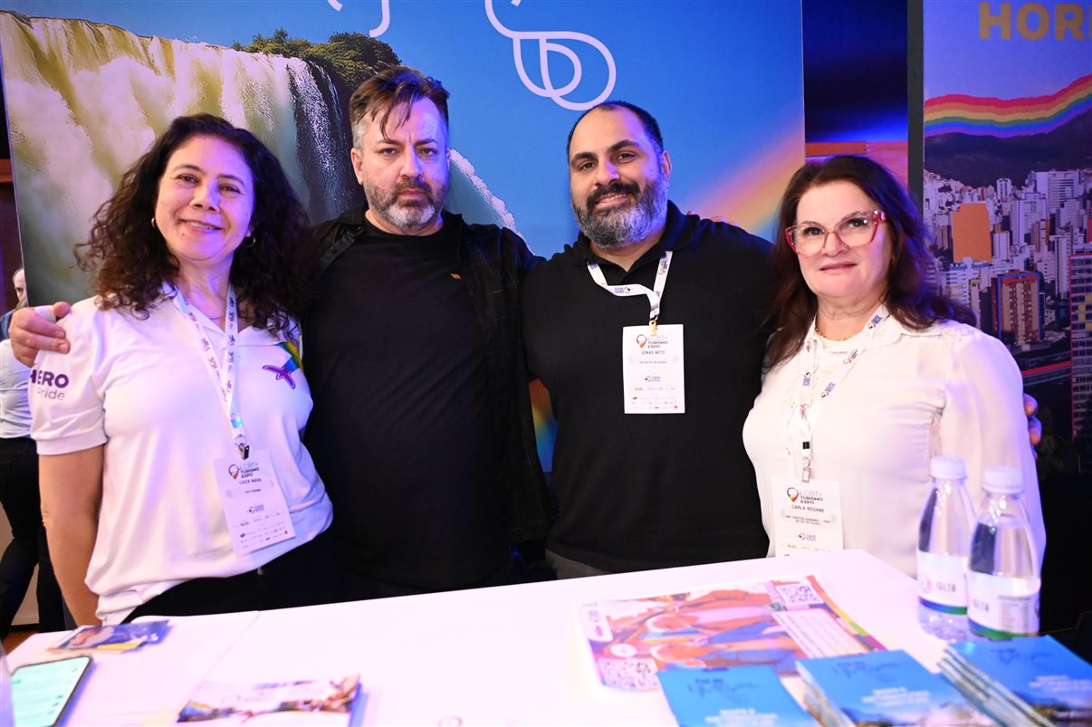 Osmar Maduro, da Interamerican, Marina Gonzalez, de Neuquén, e Raquel Queiroz, da Interamerican