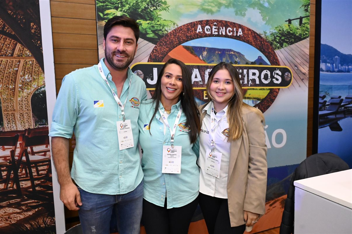 Osmar Maduro, da Interamerican, Marina Gonzalez, de Neuquén, e Raquel Queiroz, da Interamerican