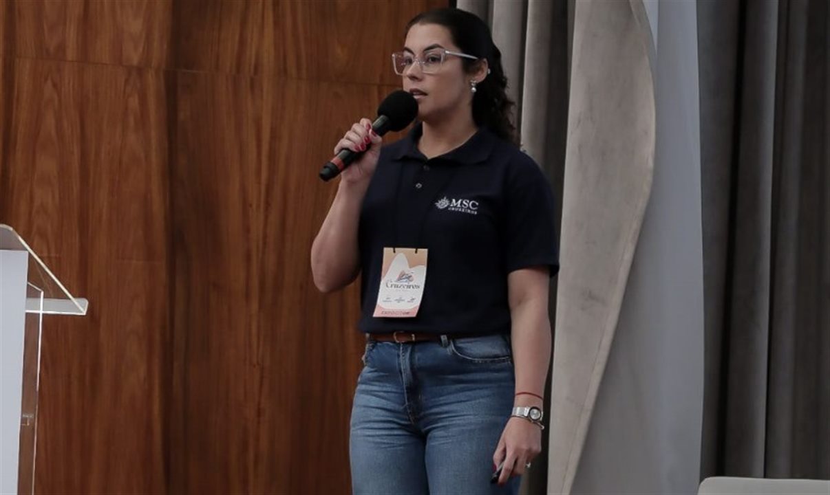 Elizangela Silva, supervisora de vendas da MSC Cruzeiros