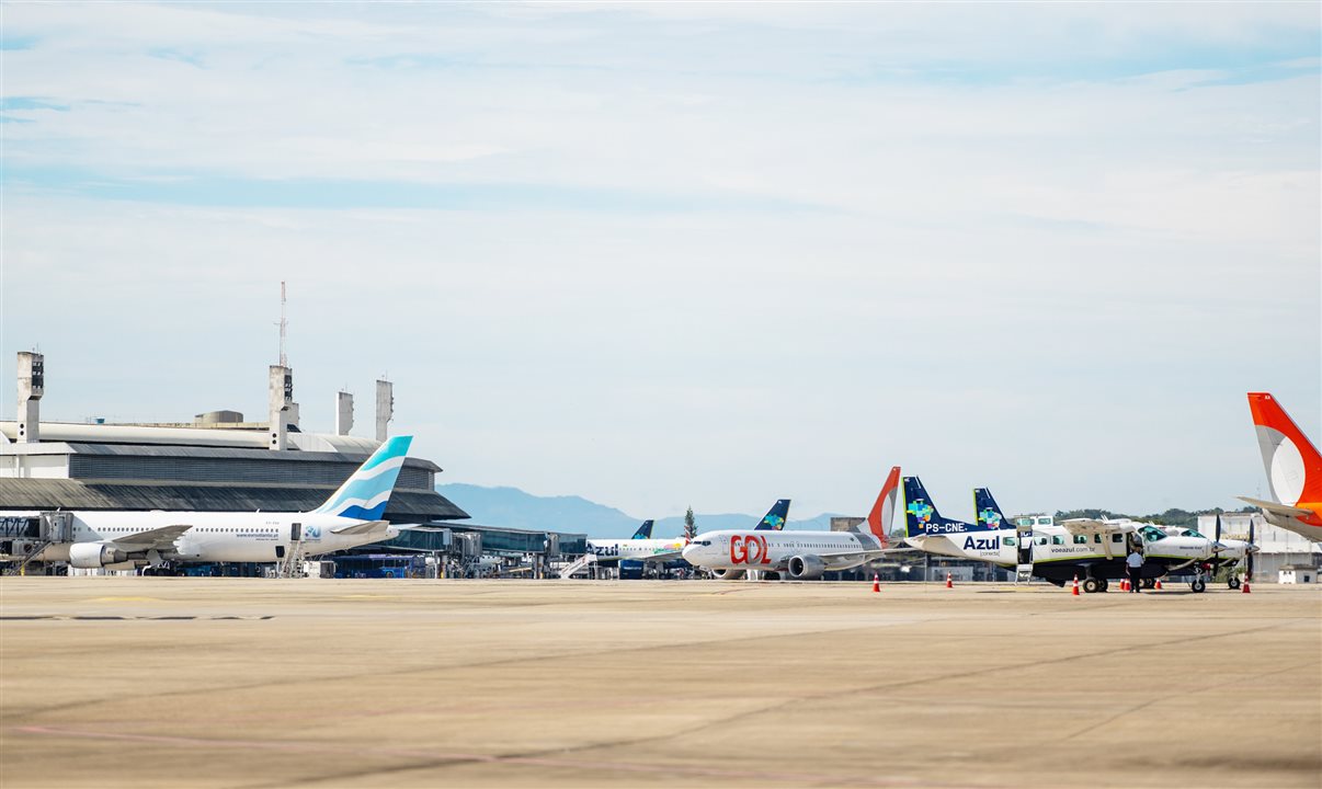 Os 20 principais aeroportos da região registraram aproximadamente 3,46 milhões de movimentos de aeronaves em 2025