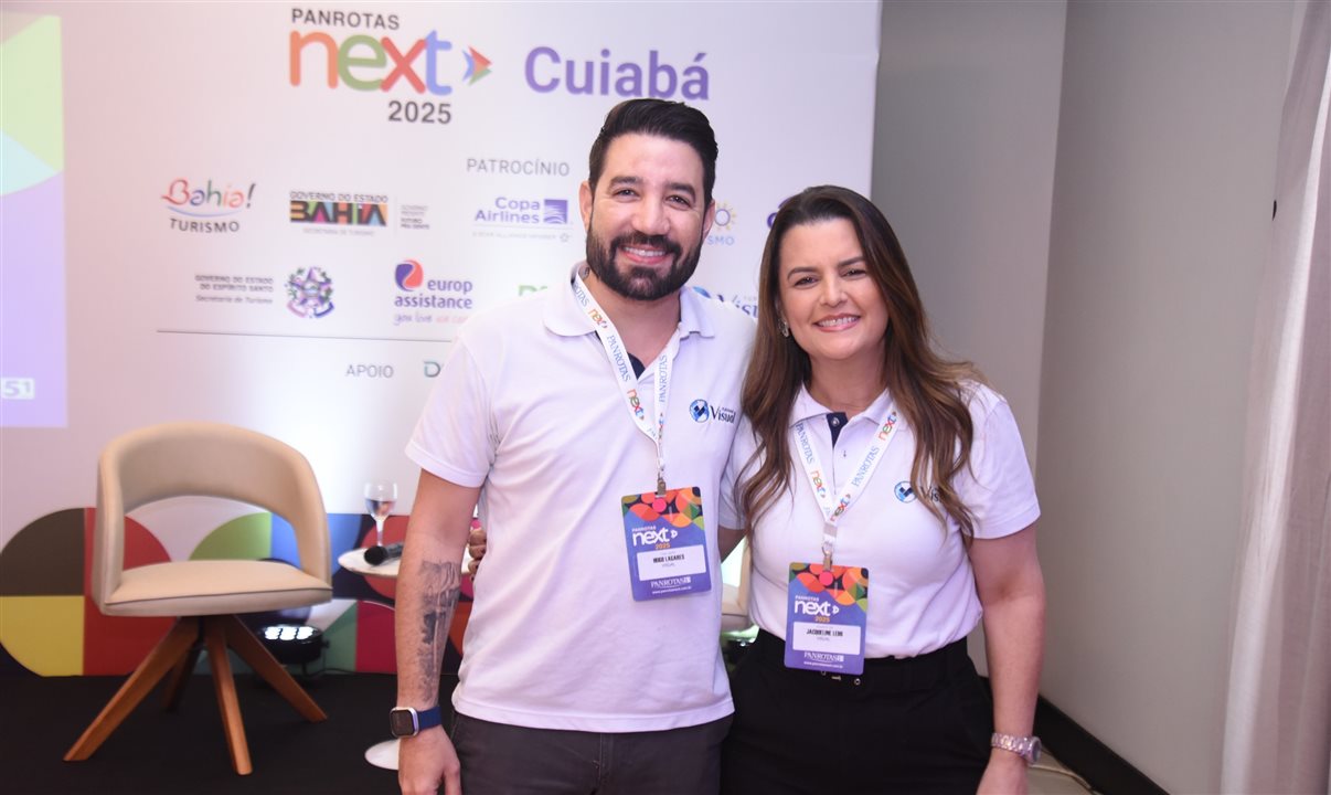 Hugo Lagares e Jacqueline Ledo participam hoje (29) do PANROTAS Next Cuiabá