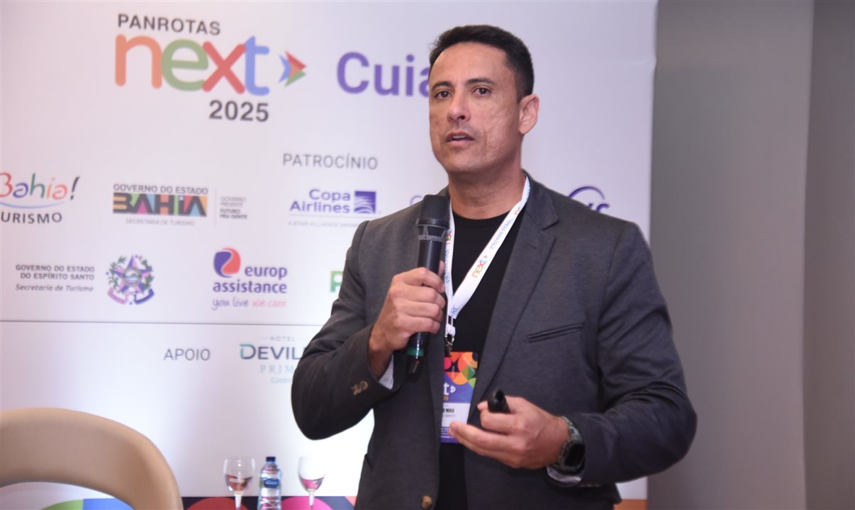 Paulo Maia é empresário do ramo de Turismo no Espírito Santo e representa Secretaria de Turismo e Sebrae capixabas non PANROTAS Next Cuiabá