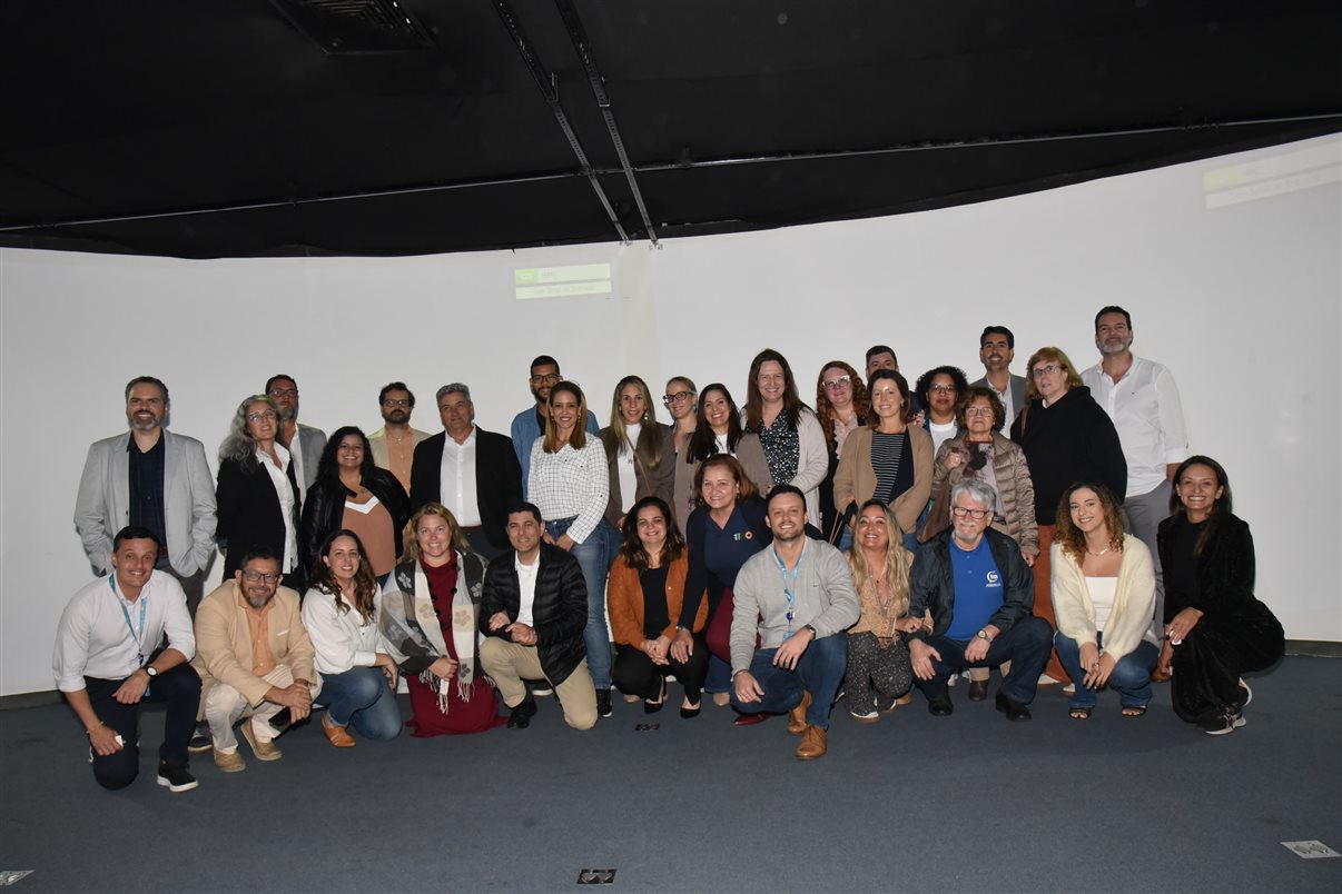 Leandro Moreno, do AquaRio, Rodrigo Ramos, da Braztoa, Marcia Pessoa, da Vit Rio, Pedro Mafort, do AquaRio, Carina Camara, da Embratur, Marina Figueiredo e André Lima, da Braztoa