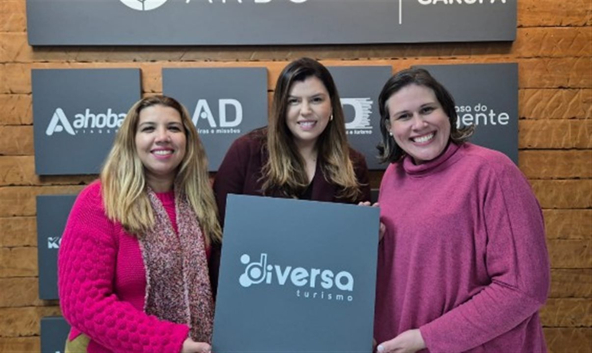 Samara Miranda, Mariana Azevedo e Raffaela Delavale, da Diversa