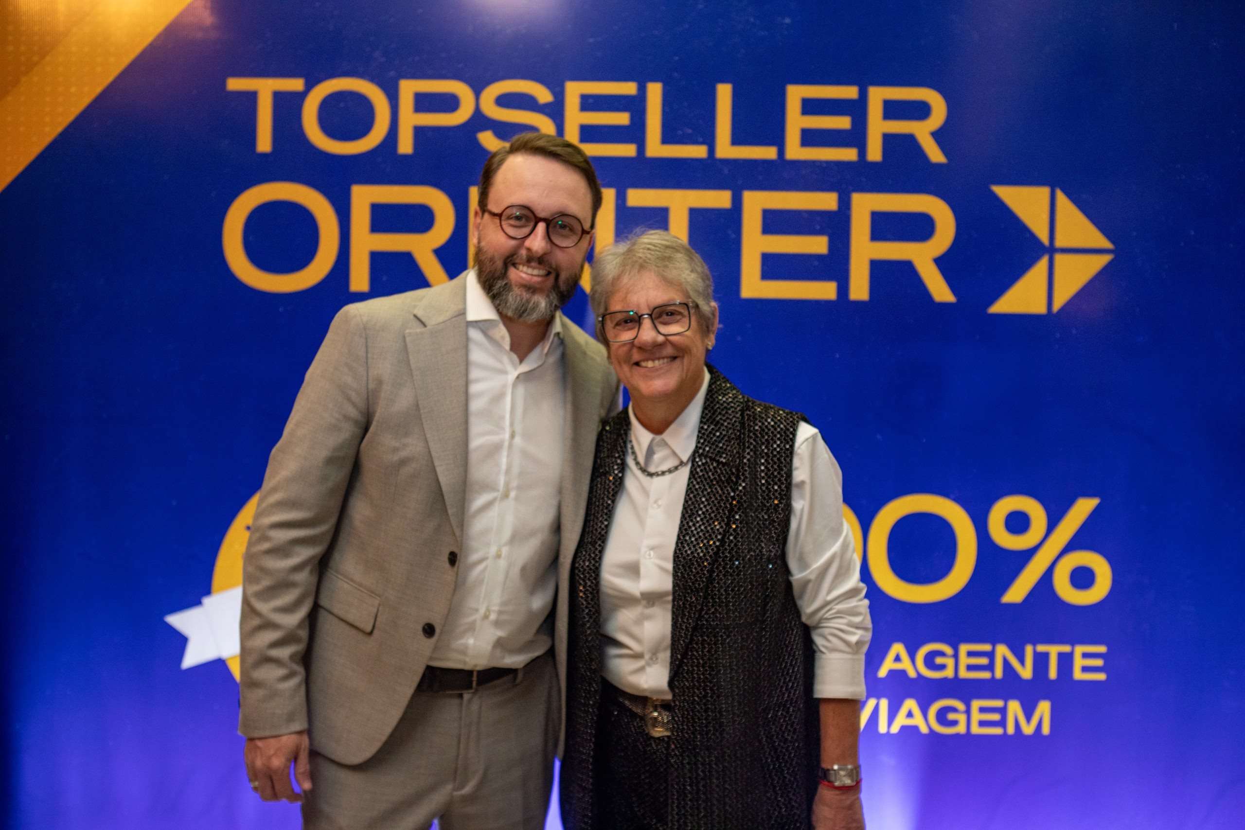 Roberto Sanches e Ana Maria Berto, da Orinter
