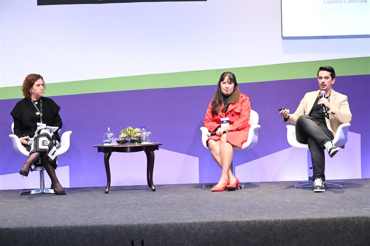 Bruna Pedroso, Margareth Sas e Malu Amaral, da Bourbon