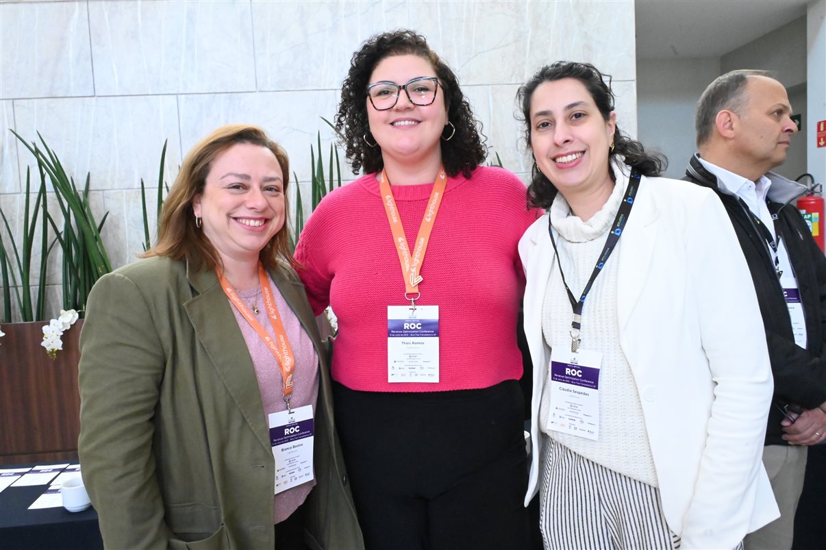 Bruna Pedroso, Margareth Sas e Malu Amaral, da Bourbon