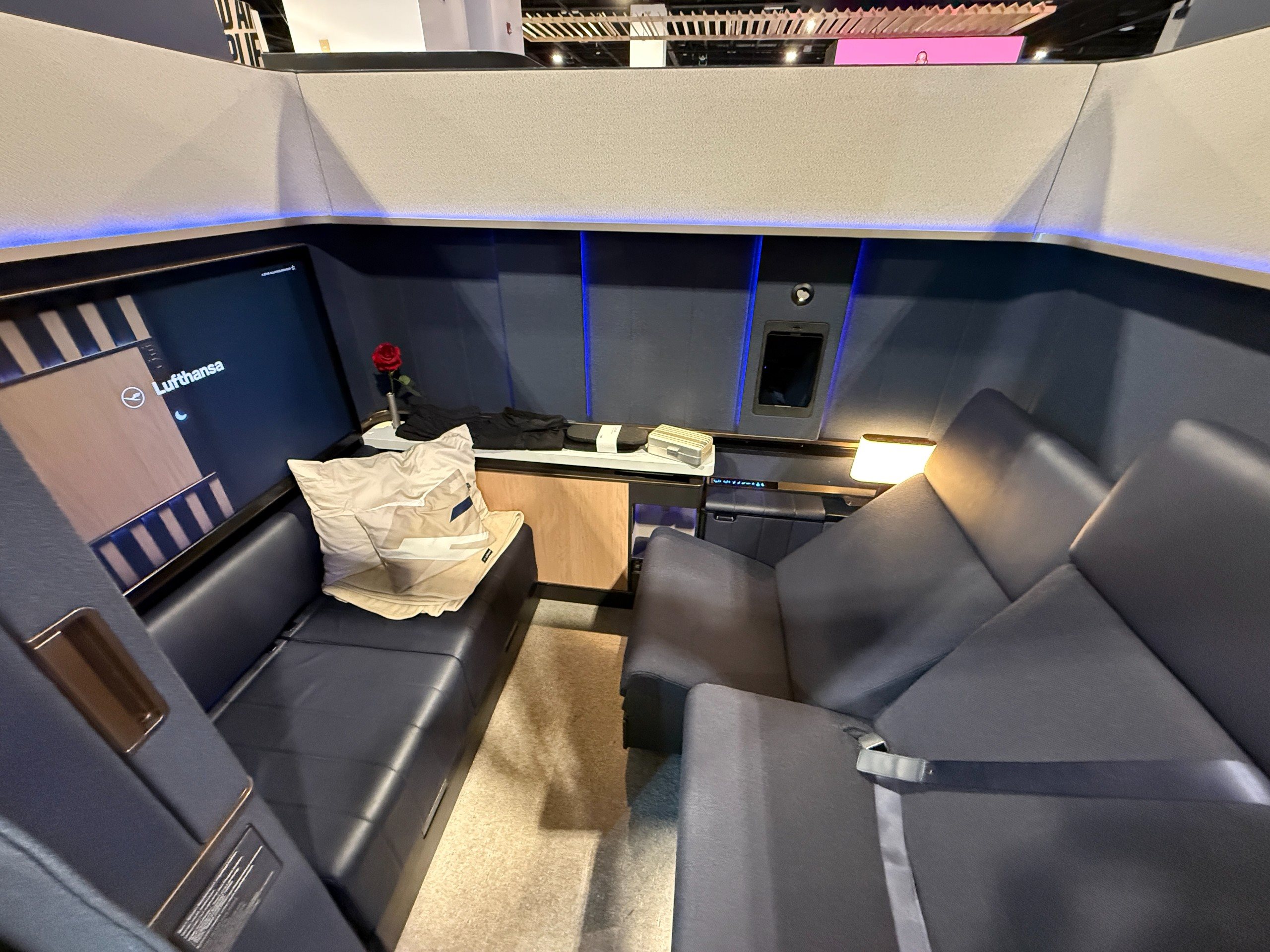 Nova suíte da Primeira Classe da Lufthansa: uma por aeronave
