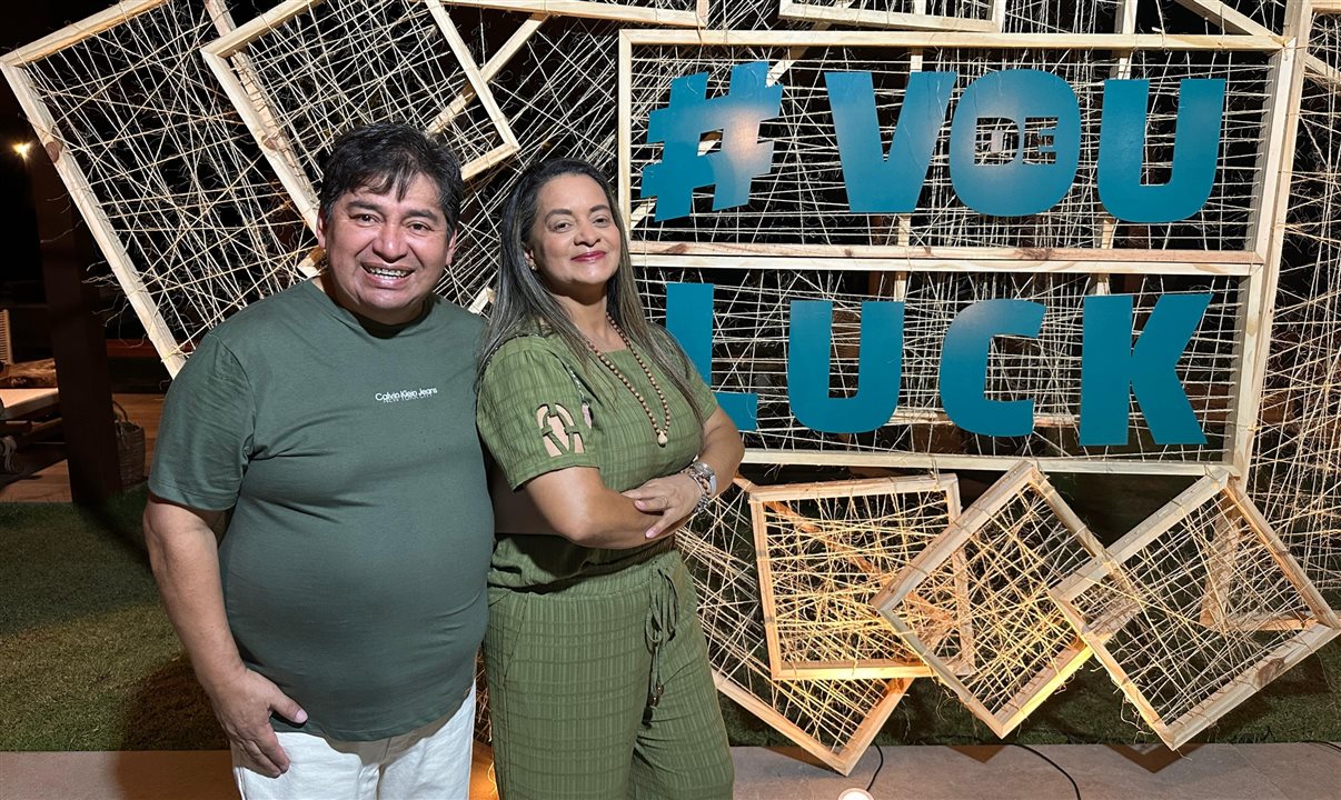 Alejandro Velasquez e Edilene Barros, da Luck Receptivo Maceió