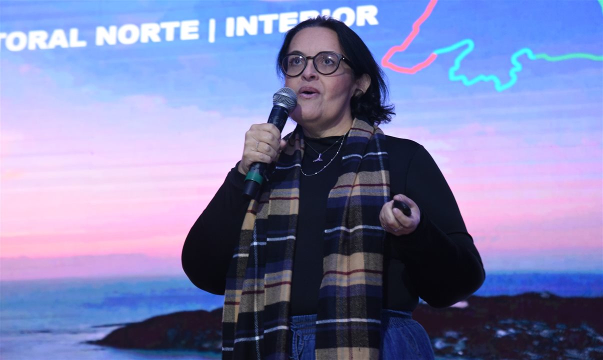 Molga Freire, da secretaria de Turismo do Rio Grande do Norte