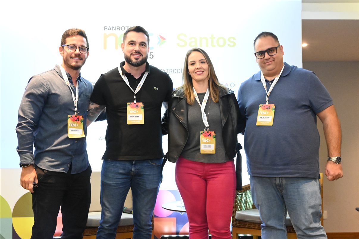 Hugo Lagares, Mauricio Anias e Luciano Sansoni, da Visual Turismo