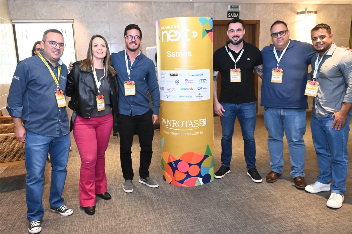 Hugo Lagares, Mauricio Anias e Luciano Sansoni, da Visual Turismo