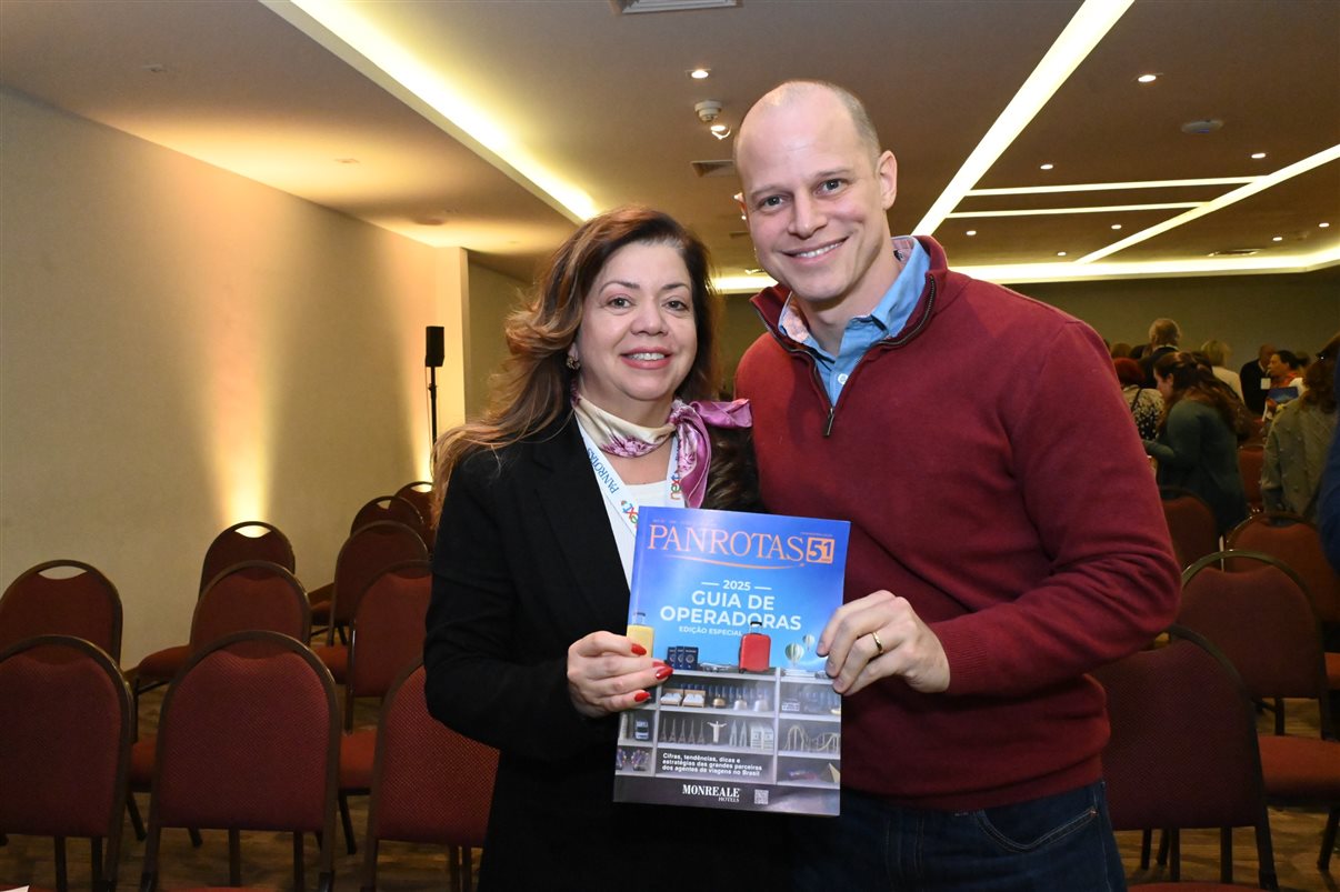 Hugo Lagares, Mauricio Anias e Luciano Sansoni, da Visual Turismo