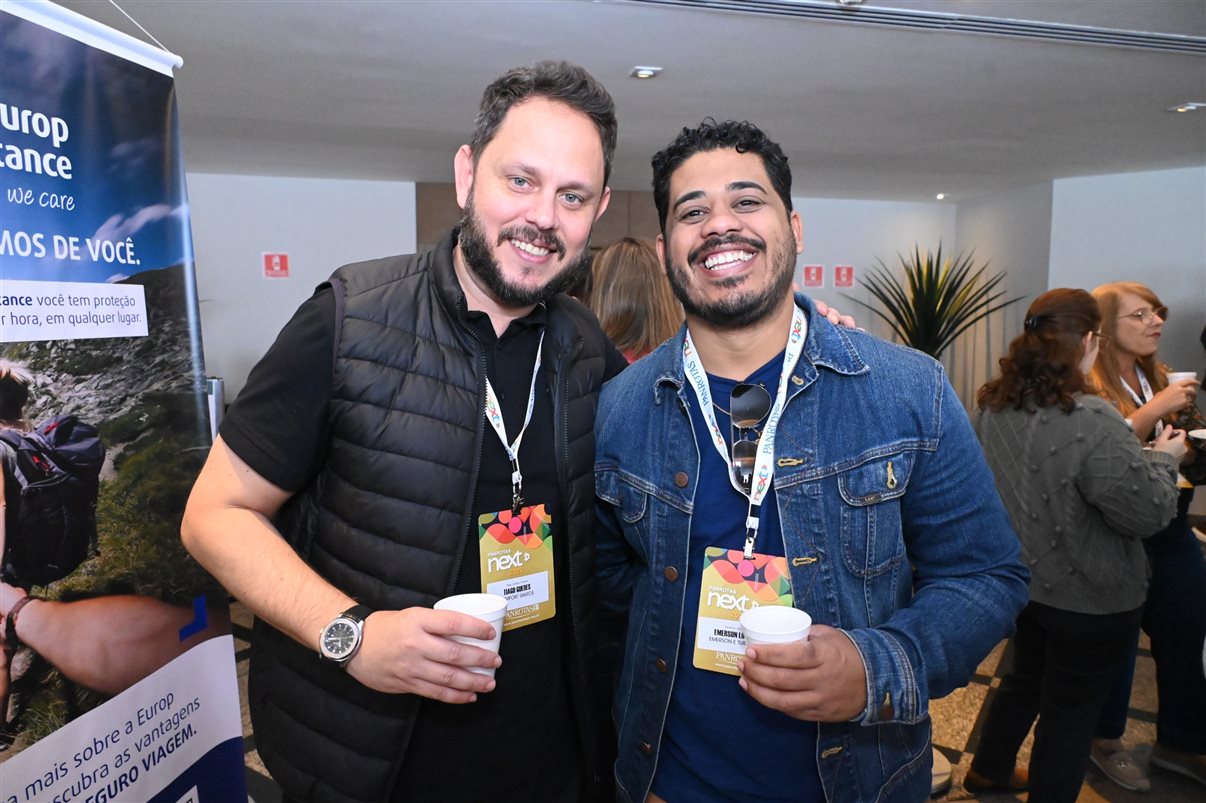 Hugo Lagares, Mauricio Anias e Luciano Sansoni, da Visual Turismo