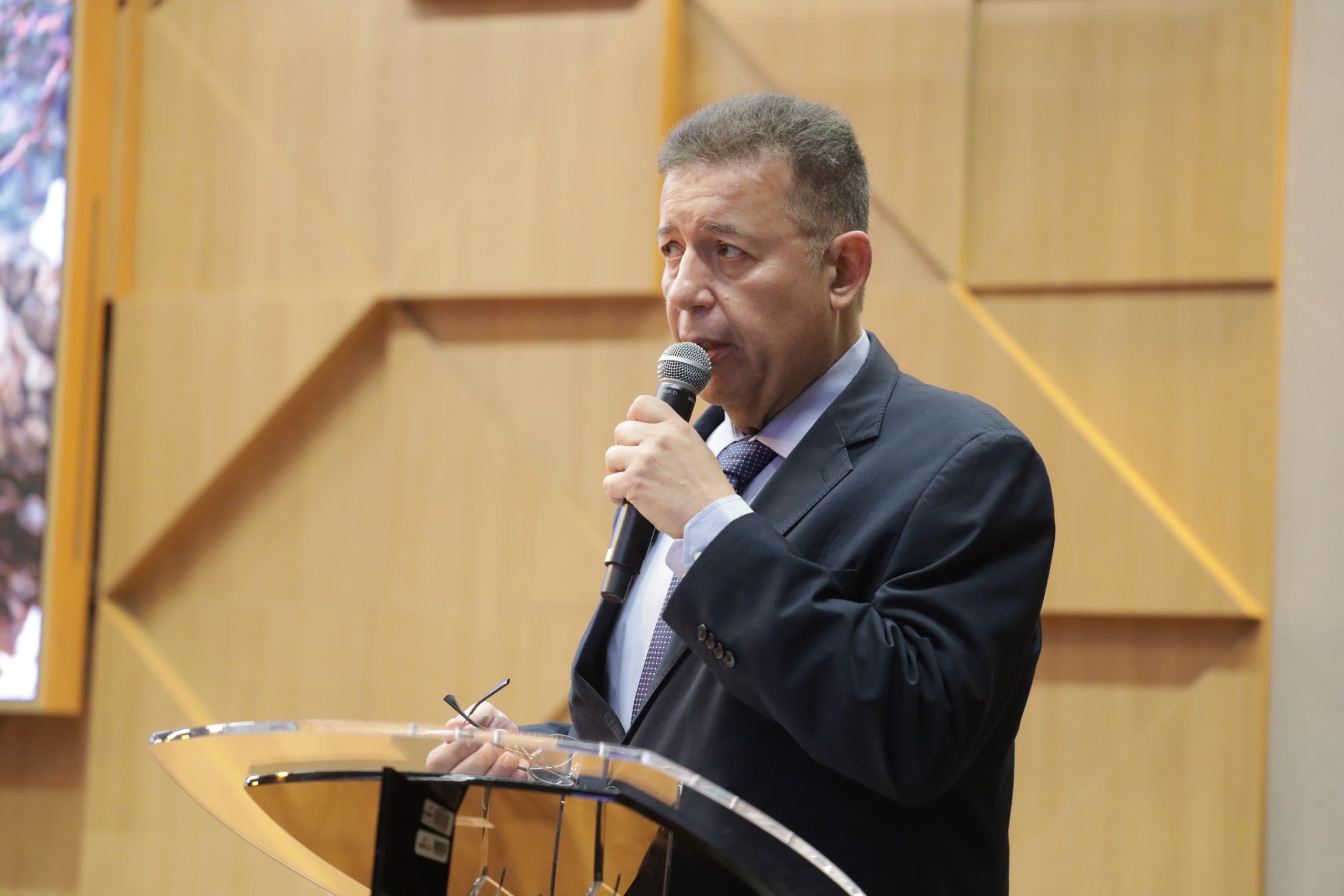 Alexandre Sampaio, líder do Cetur-CNC, no Seminário de Turismo Responsável, em Brasília