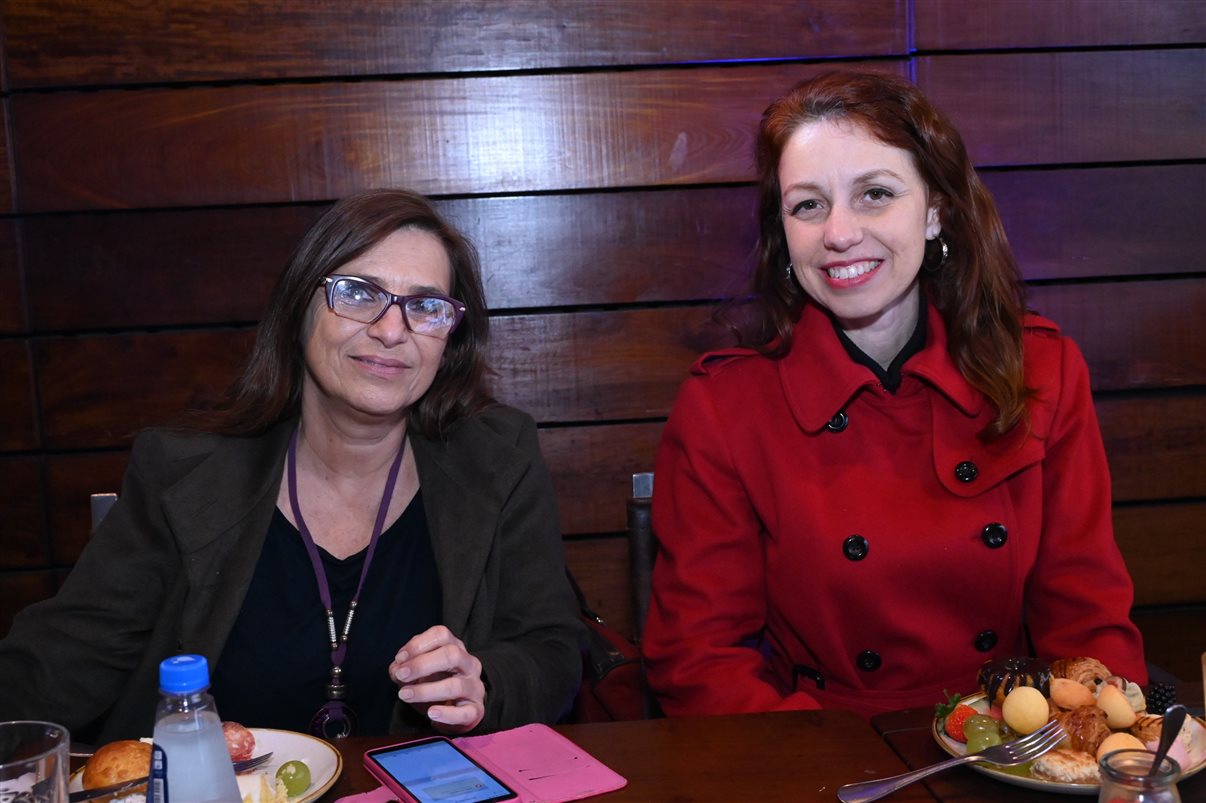 Marina Cantera, da Câmara de Turismo, Mariella Volppe, do Turismo do Uruguai, e Marcelo Lopes, da Cativa