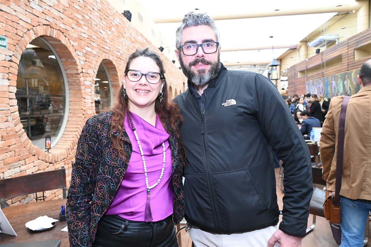 Marina Cantera, da Câmara de Turismo, Mariella Volppe, do Turismo do Uruguai, e Marcelo Lopes, da Cativa