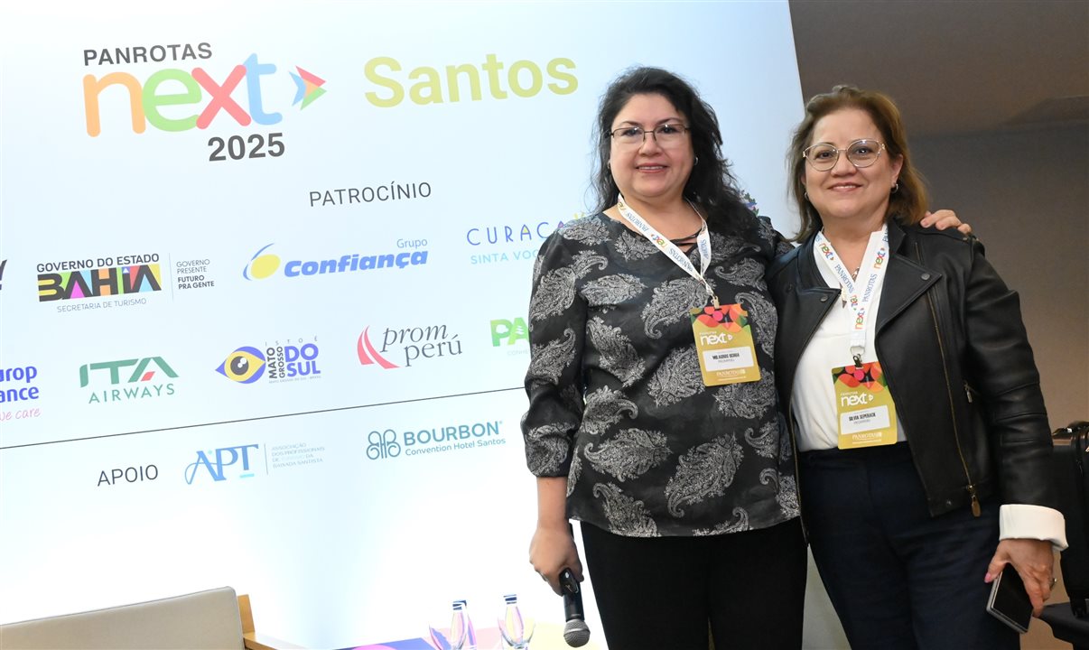 Milagros Ochoa e Silvia Seperack, da Promperú