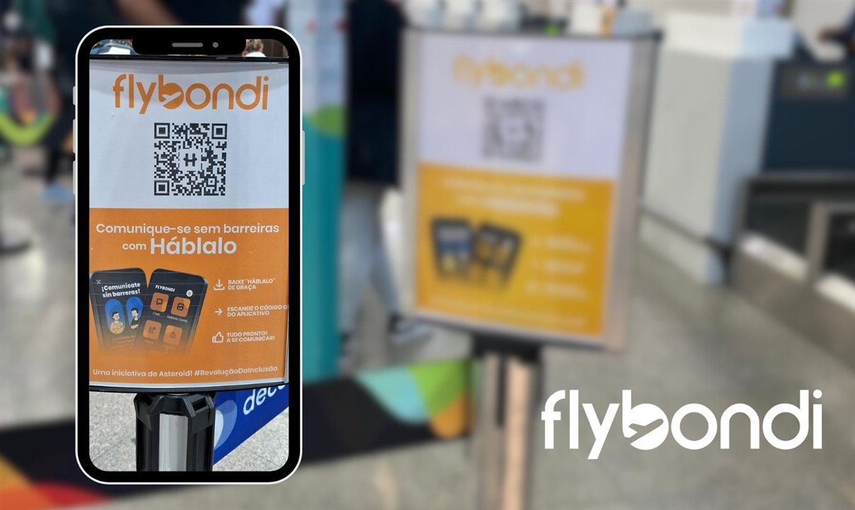 Háblalo foi projetado para que passageiros com deficiência acessem informações e se comuniquem em todas as etapas do voo 