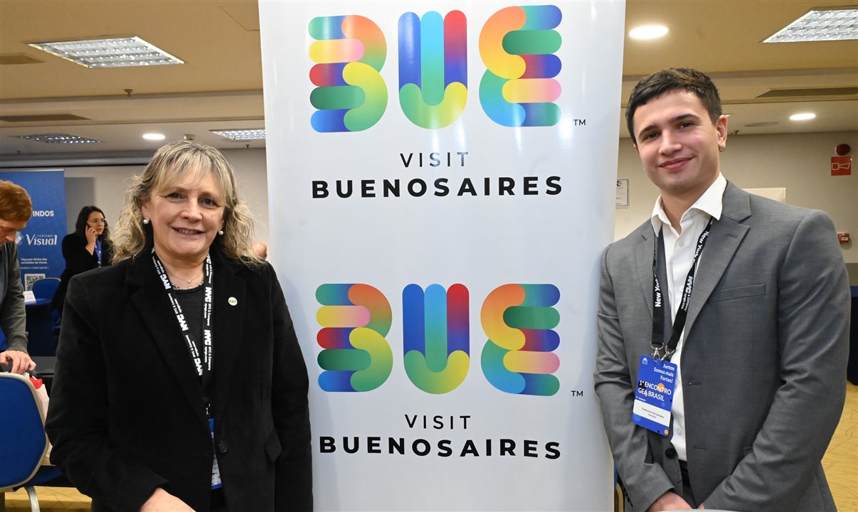 Maria Laura Pierini e Federico Fernández, do Visit Buenos Aires
