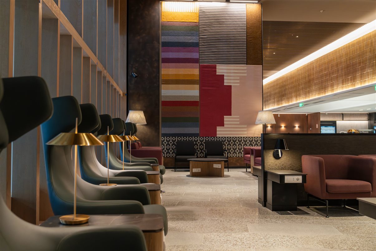 Novo Lounge da Latam Airlines no Aeroporto de Lima, no Peru