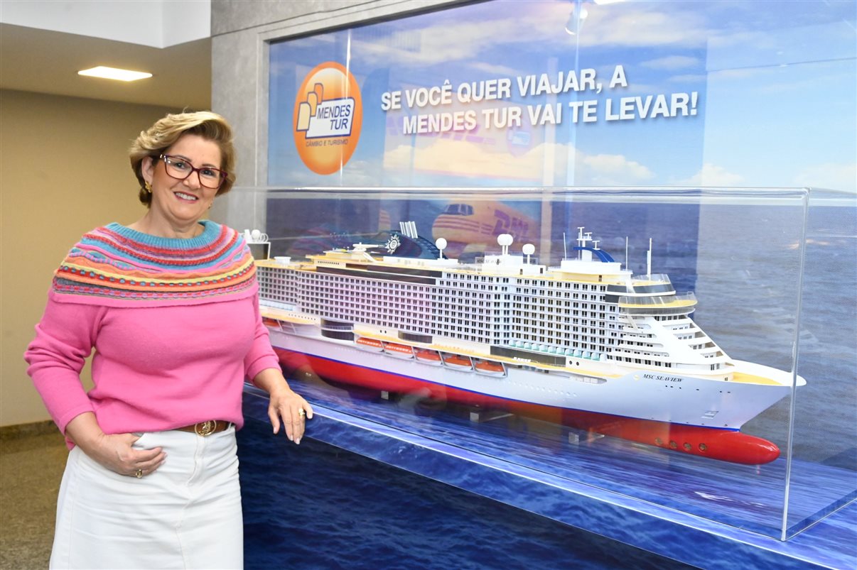 De cruzeiro ela entende: a Mendes Tur é referência na venda do produto