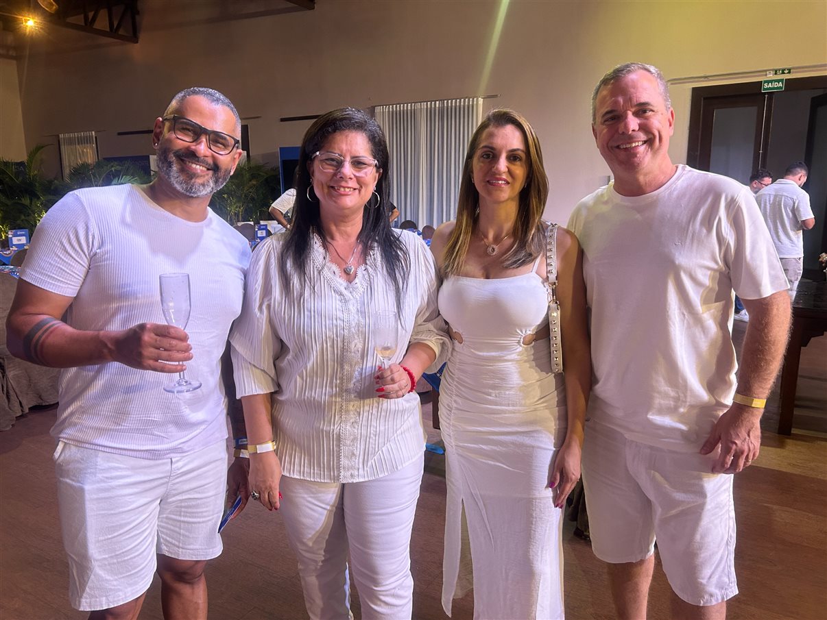 Arnaldo Franken, da Diversa, Lilian Santos, do Vila Galé Marés, Célio Fernandes, do Vila Galé Marés, Pedro Gramacho, da Setur-BA, e Vitor Bauab, da B2Live