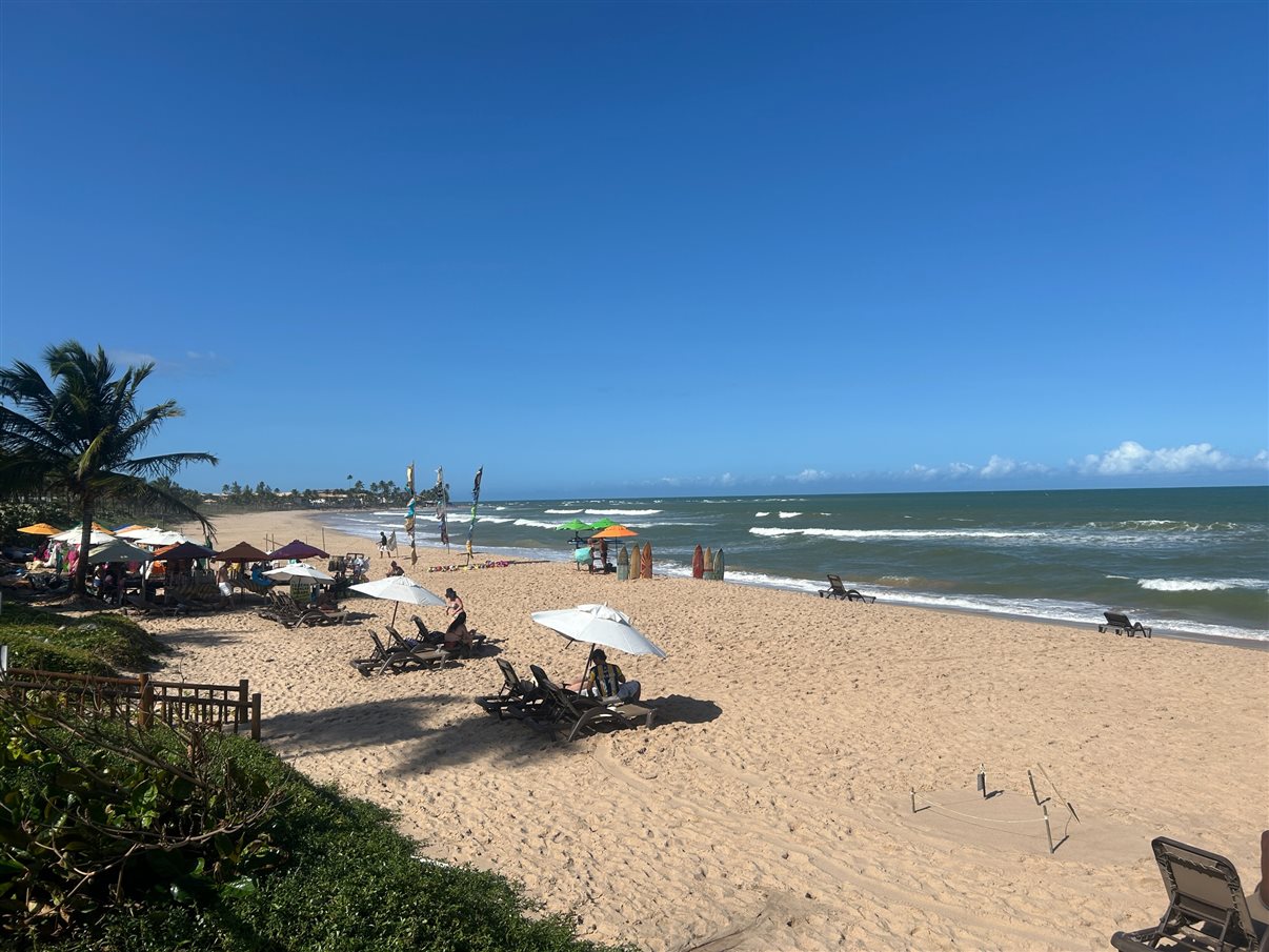 Arnaldo Franken, da Diversa, Lilian Santos, do Vila Galé Marés, Célio Fernandes, do Vila Galé Marés, Pedro Gramacho, da Setur-BA, e Vitor Bauab, da B2Live