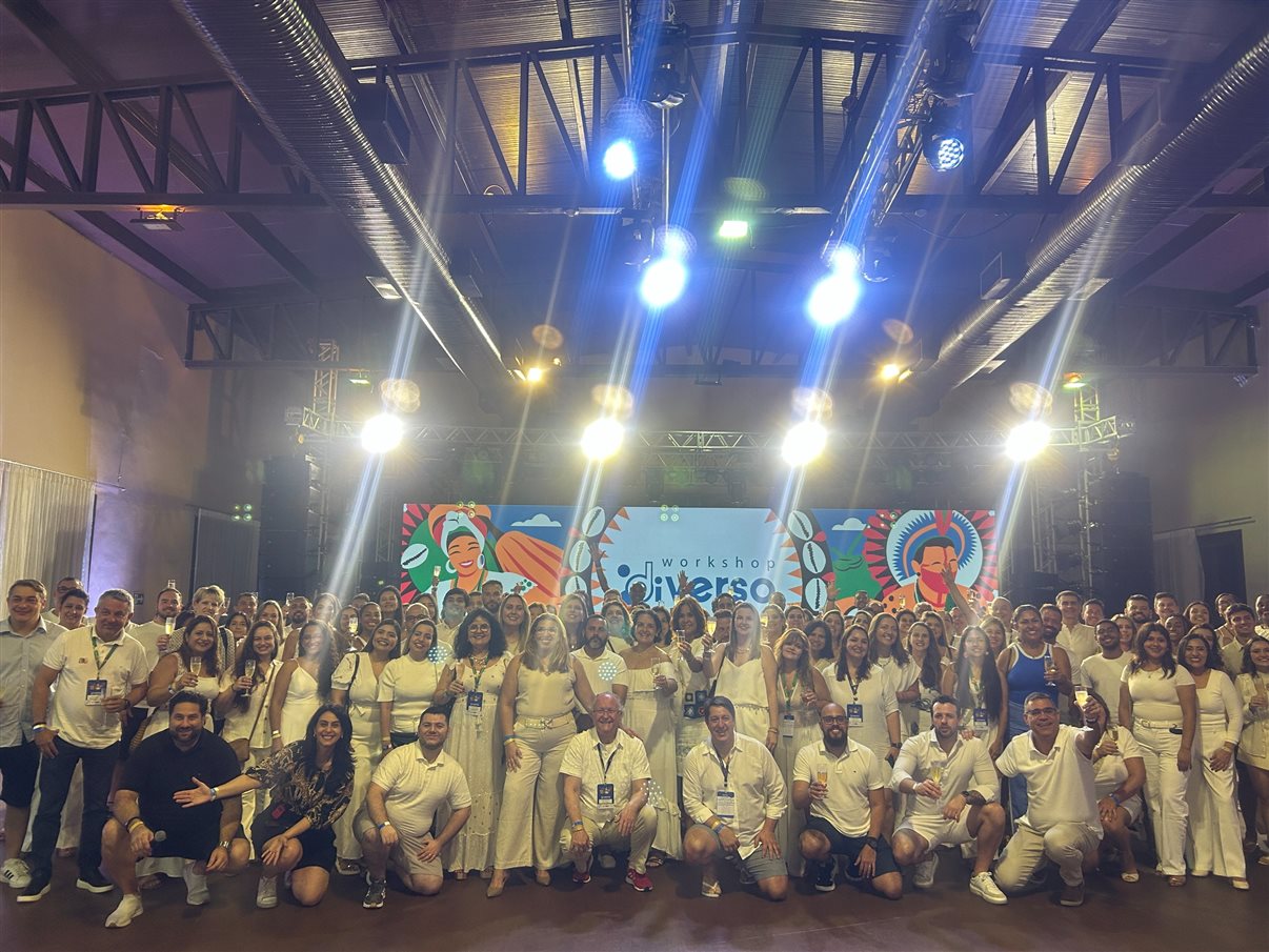 Arnaldo Franken, da Diversa, Lilian Santos, do Vila Galé Marés, Célio Fernandes, do Vila Galé Marés, Pedro Gramacho, da Setur-BA, e Vitor Bauab, da B2Live