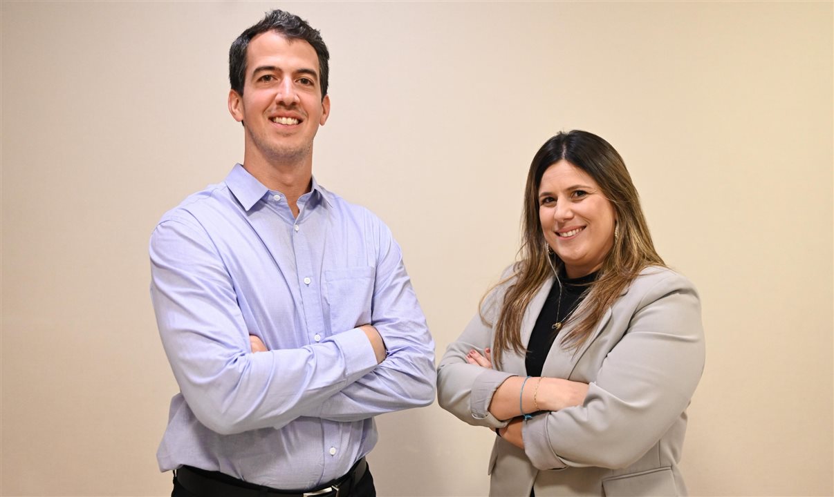 Luiz Felipe Nemer, novo presidente da Fenaloc, e Livia Villar, vice-presidente