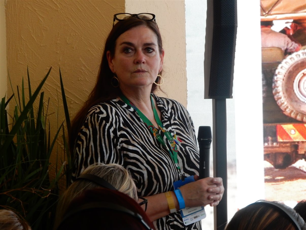 Suzanne Benadie, da Sense of Africa, veio para o Brasil participar do workshop Diversa